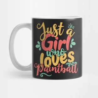 Just A Girl Who Loves Paintball Gift product Mug